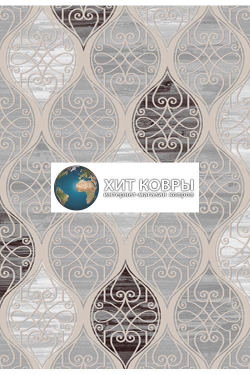 Российский ковер Каскад 25618-24338 Серый